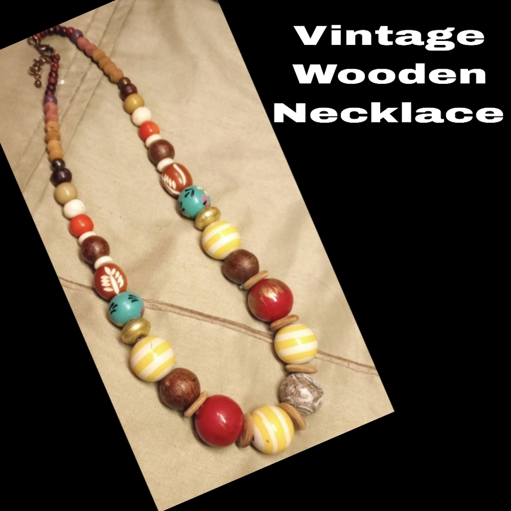 Handcrafted Wooden Necklace